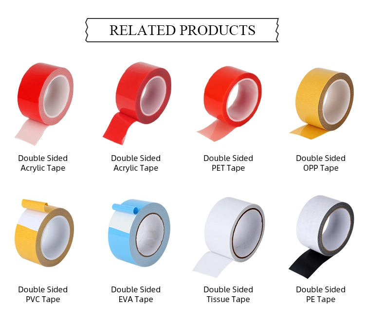 Double Sided Clear Thin Acrylic Adhesive Pet Tape (BY6965R)