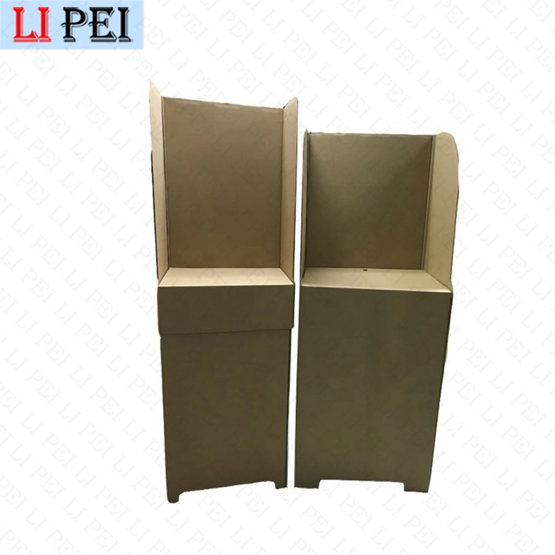 Standalone Collapsible Folding Corrugated Cardboard Voting Booth