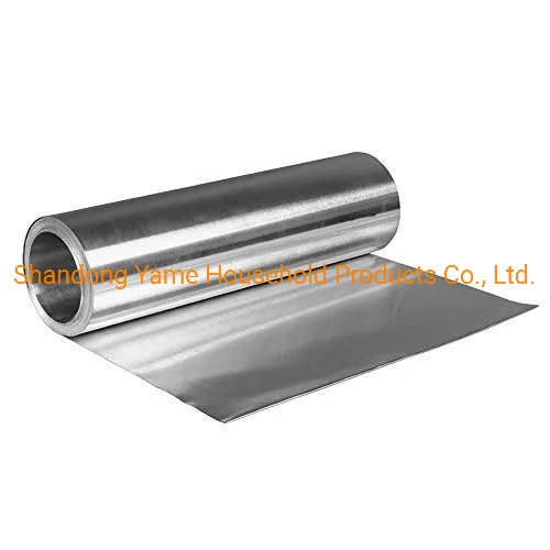 Heavy Duty Food Grade Aluminum Foil Baking Paper Roll Foil Paper Aluminum 20 Meter Customized Disposable Aluminum Foil Paper Roll High quality/High cost performance  Foil Paper