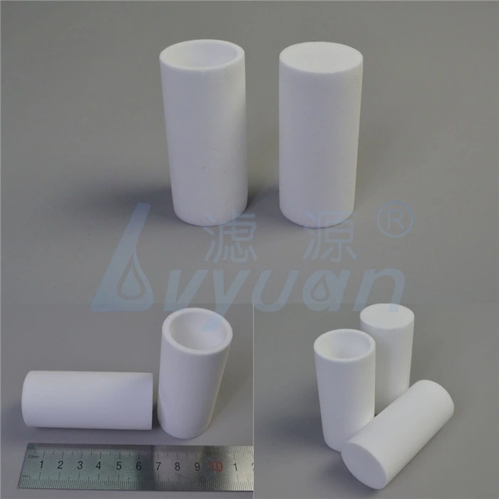 Solid Plastic Plug Industrial High Porous PA PP PE PTFE Sintered Filter Tube with 10/20/30/40 Micron Sintering Powder Media