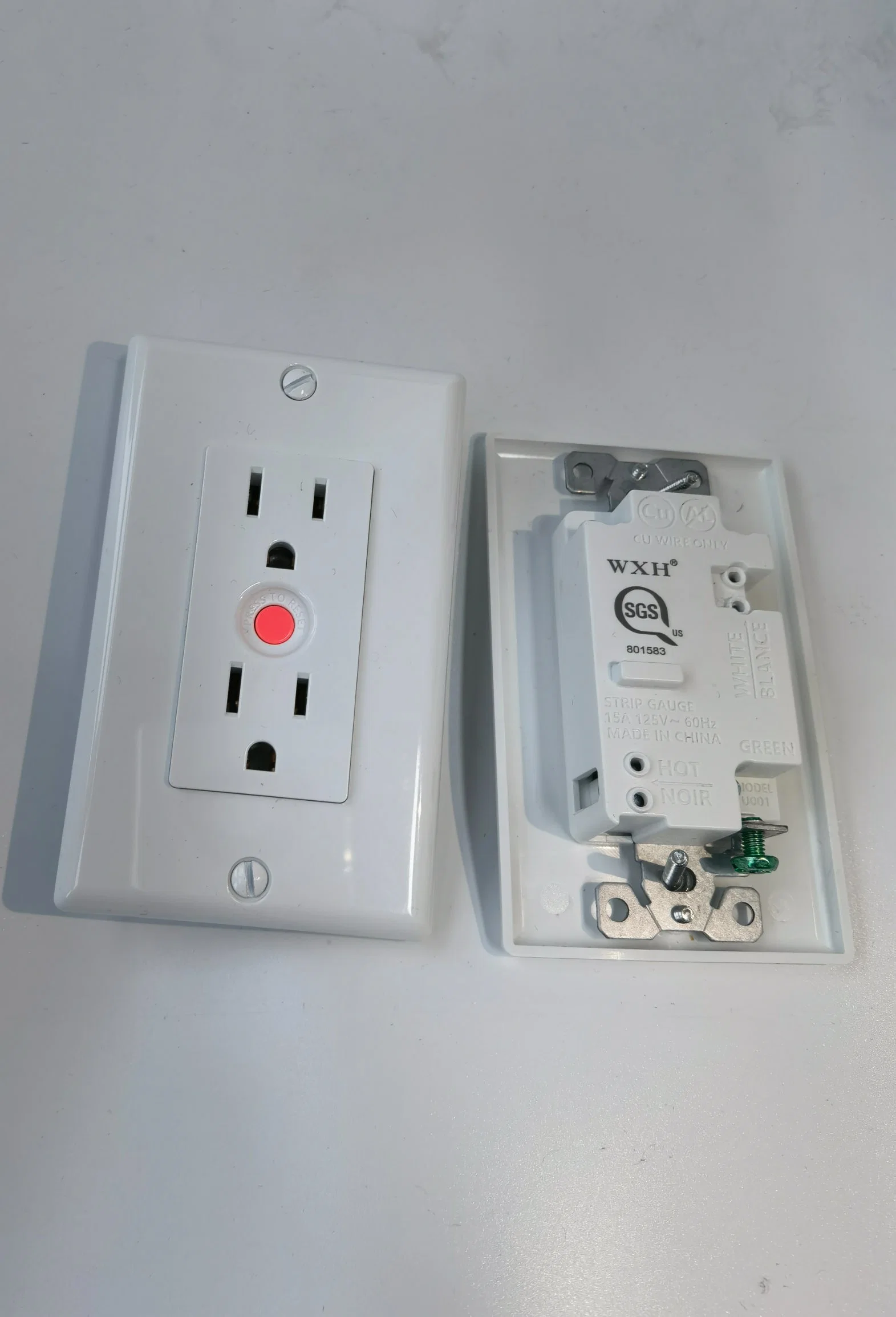 Us Standard Surge Protection Electrical Wall Power Socket Wall Outlets for Home