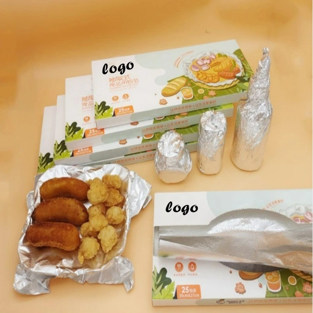 Pop up Embossed Foil Sheets Soft Use Packing Food and Salon Hair