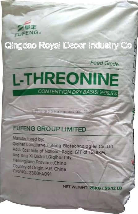 Feed Grade L-Threonine 98.5% Amino Acid Animal Feed Additives