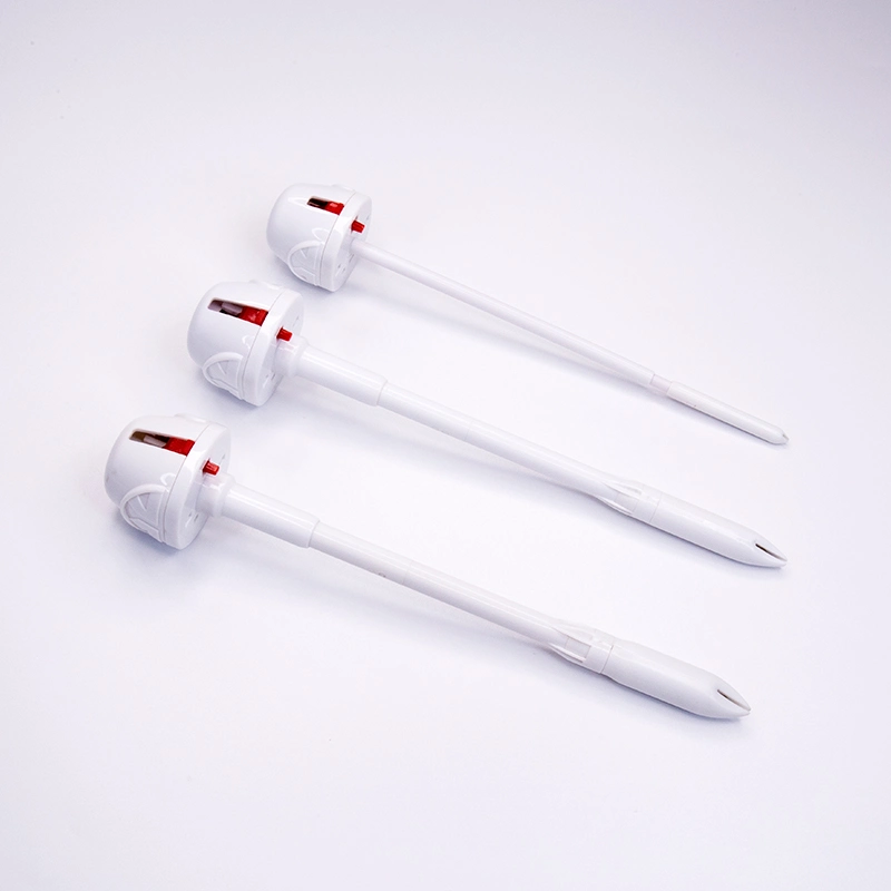 Single Use Medical Cannula Low Resistance Bladed Trocars for Laparoscopic Surgery