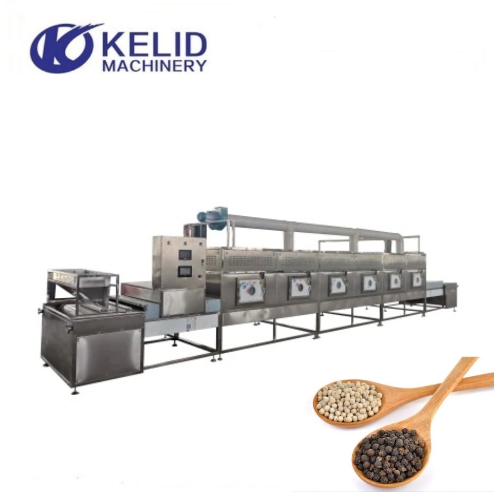 500kg/H Microwave Clove Black Pepper Chili Dryer