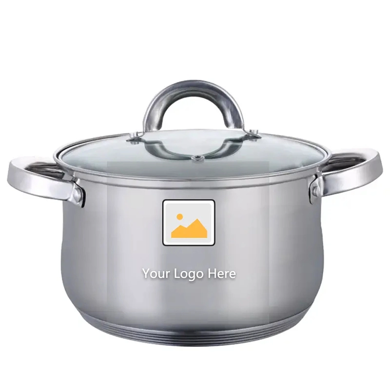 12PCS Poêle à frire Pot à lait Casseroles antiadhésives en acier inoxydable Ensembles de cuisine à induction Couvercle en verre bleu pour l'Amérique du Sud.