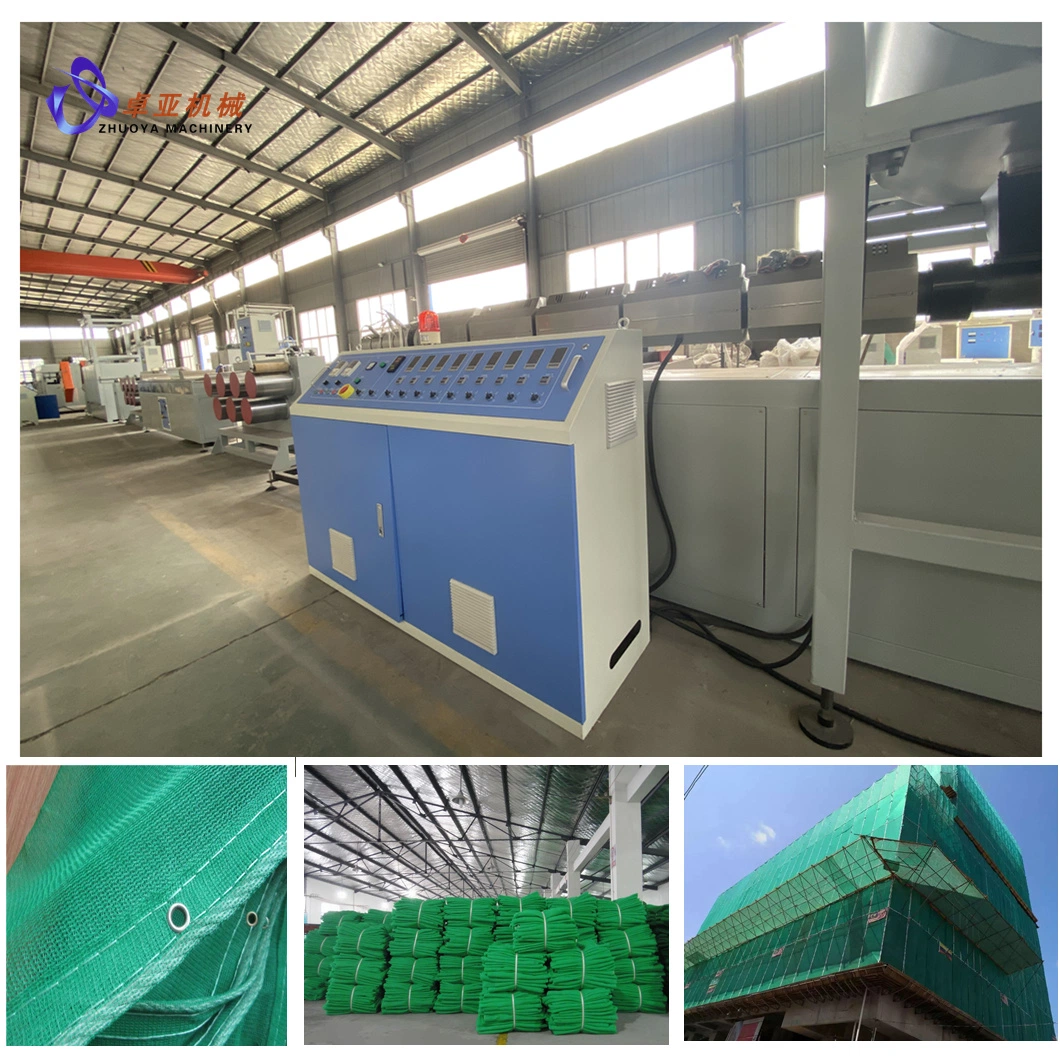 Plastic Fiber Pet/PP/PBT/Nylon Filament Safety Net/Fishing Net/Dustproof Net Filament Extruding Making Machine