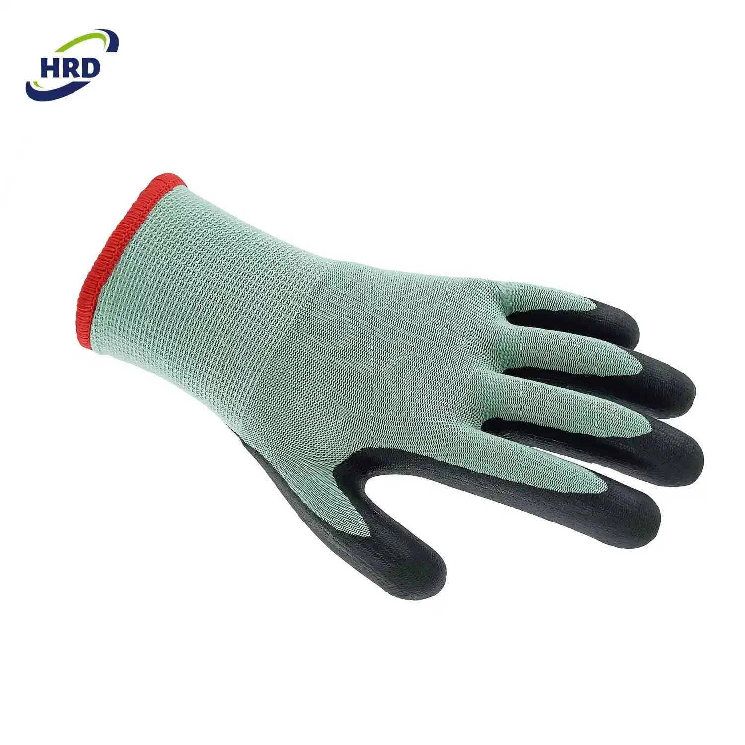 Gants de travail d'hiver thermiques et chauds à double doublure enduits de nitrile en micro-mousse.