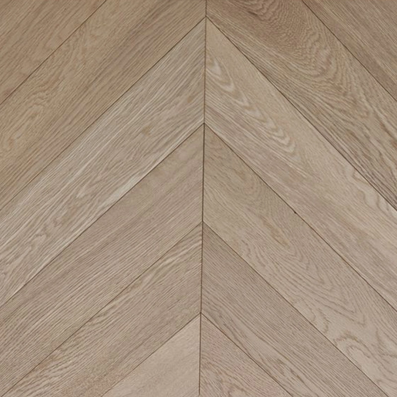 Parquet de roble de Chevron multicapa de madera de roble de ingeniería Natural suelos de madera