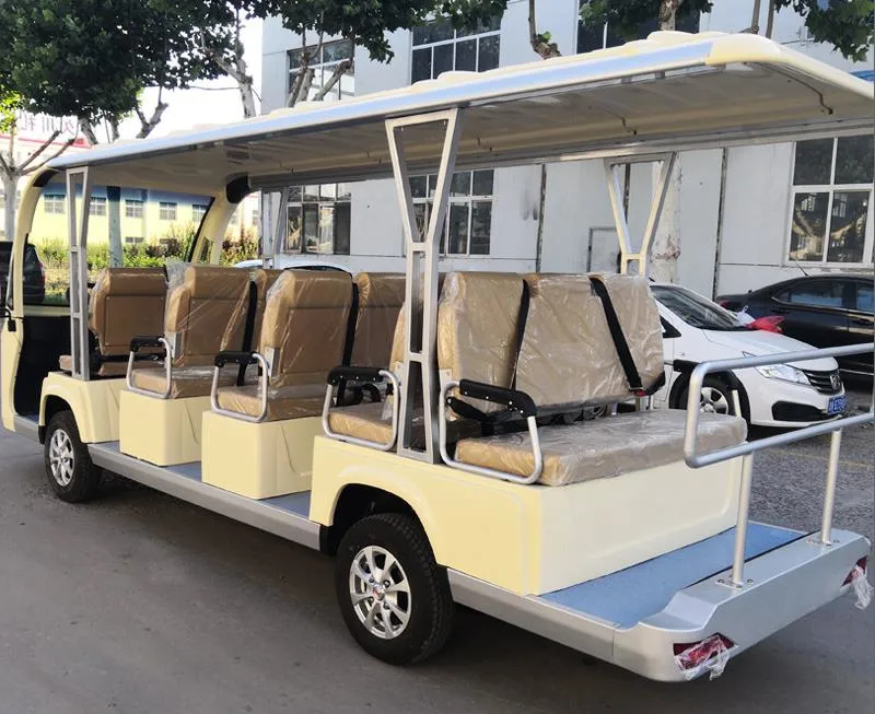 Professional Manufacture Low Speed Electric Car Passenger Bus Sightseeing Bus