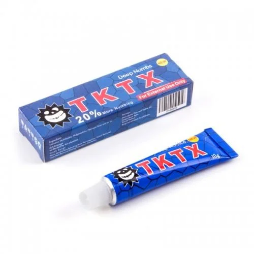 Tktx Tattoo Art Care 10g 40% Tktx crema adormecedora Negro Rojo Azul Blanco Verde Amarillo Oro colores 55% anestésico 60% Lidocaína 75% Tktx Numb Crema Ointment