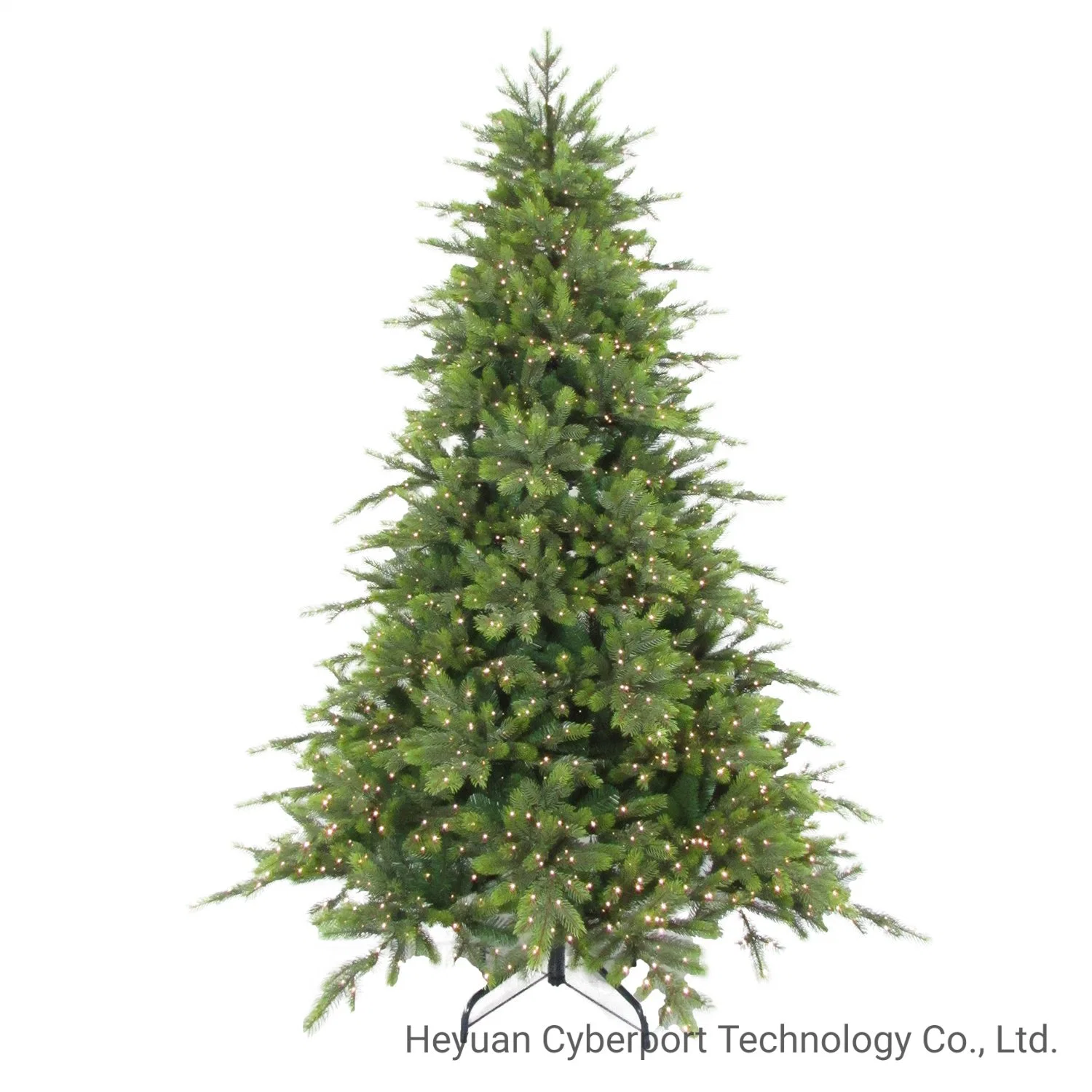 6FT Pre-Lit Mixed PE Artificial Christmas Tree Christmas Decoration Handmade Craft for Christmas Day