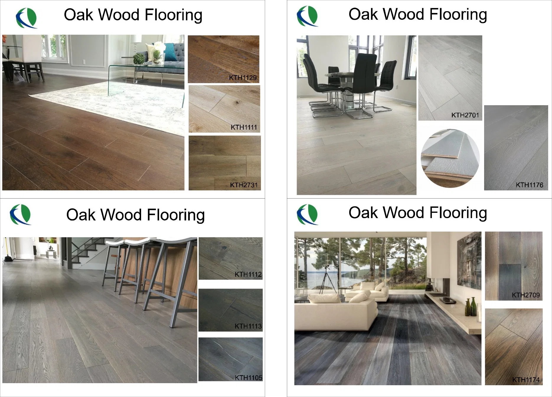 Kangton Chevron Parquet Engineered Wood Flooring/Oak Parquet/Natural Wooden Floor