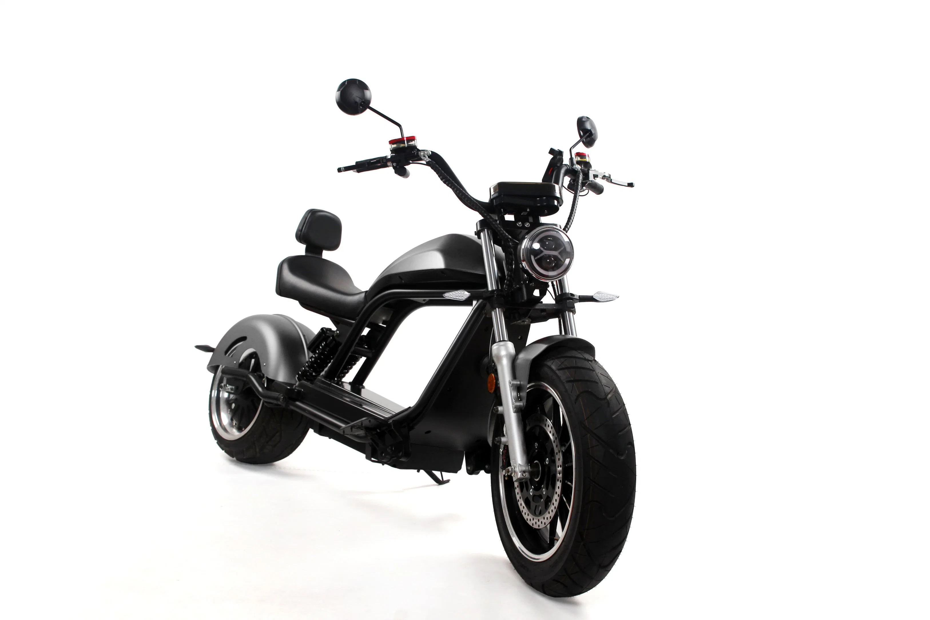 Luqi New Model 60V 2000W Smart Racing Electrical Motorcycle with Scaffold Foot Pedal