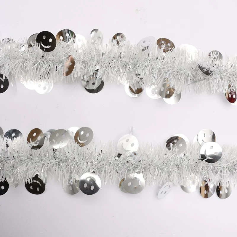 Hot Sale Birthday Wedding Tinsel Garland Smile Holiday Party Decoration