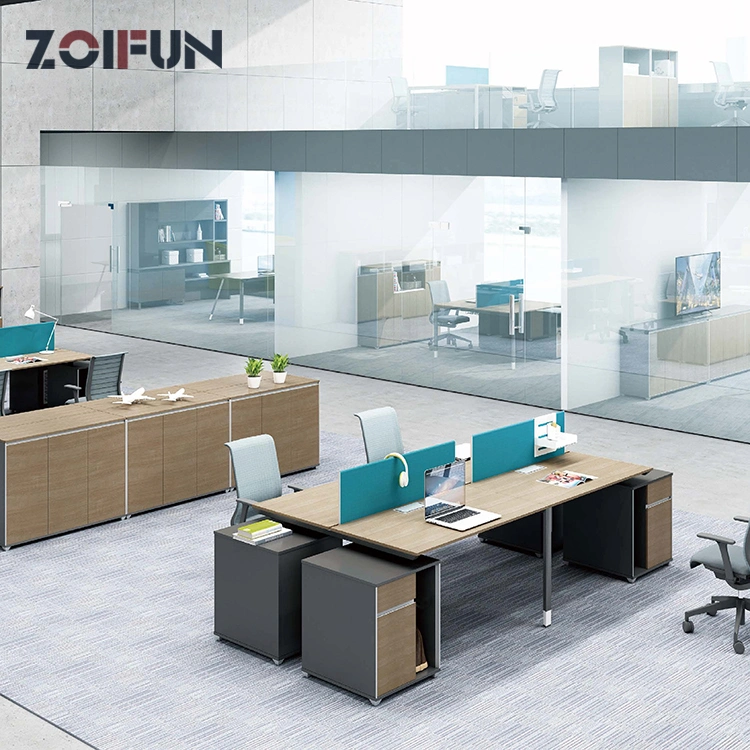 Panel System Dividers Aluminum Partitions Office Cubicle Partition Round Workstation Office Furniture