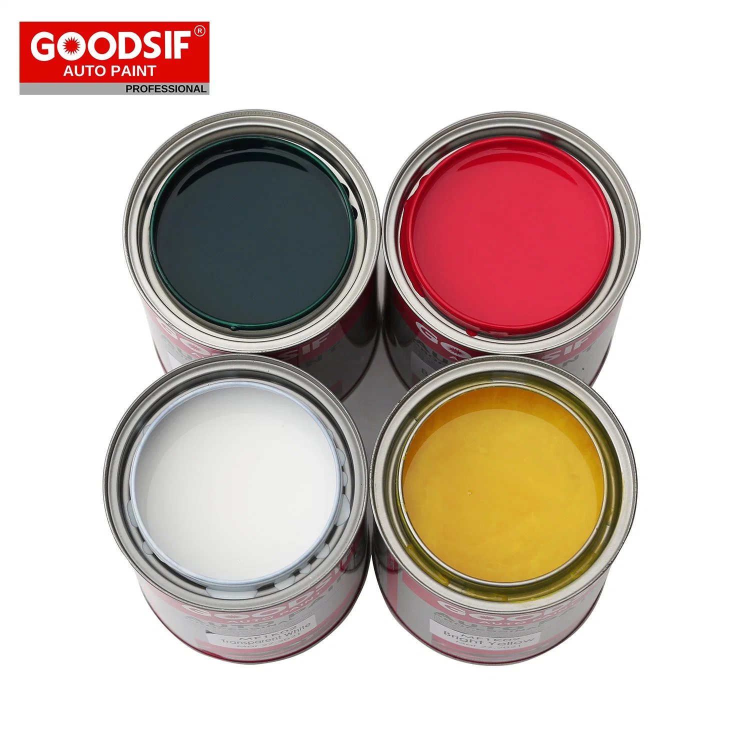 High Performance Good Leveling 1K Silver Colors Basecoat Car Spray Paint with Complete Mixing System