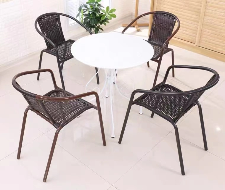 Creative Garden Metal Frame Chair Outdoor Rattan Chair Outdoor Chair