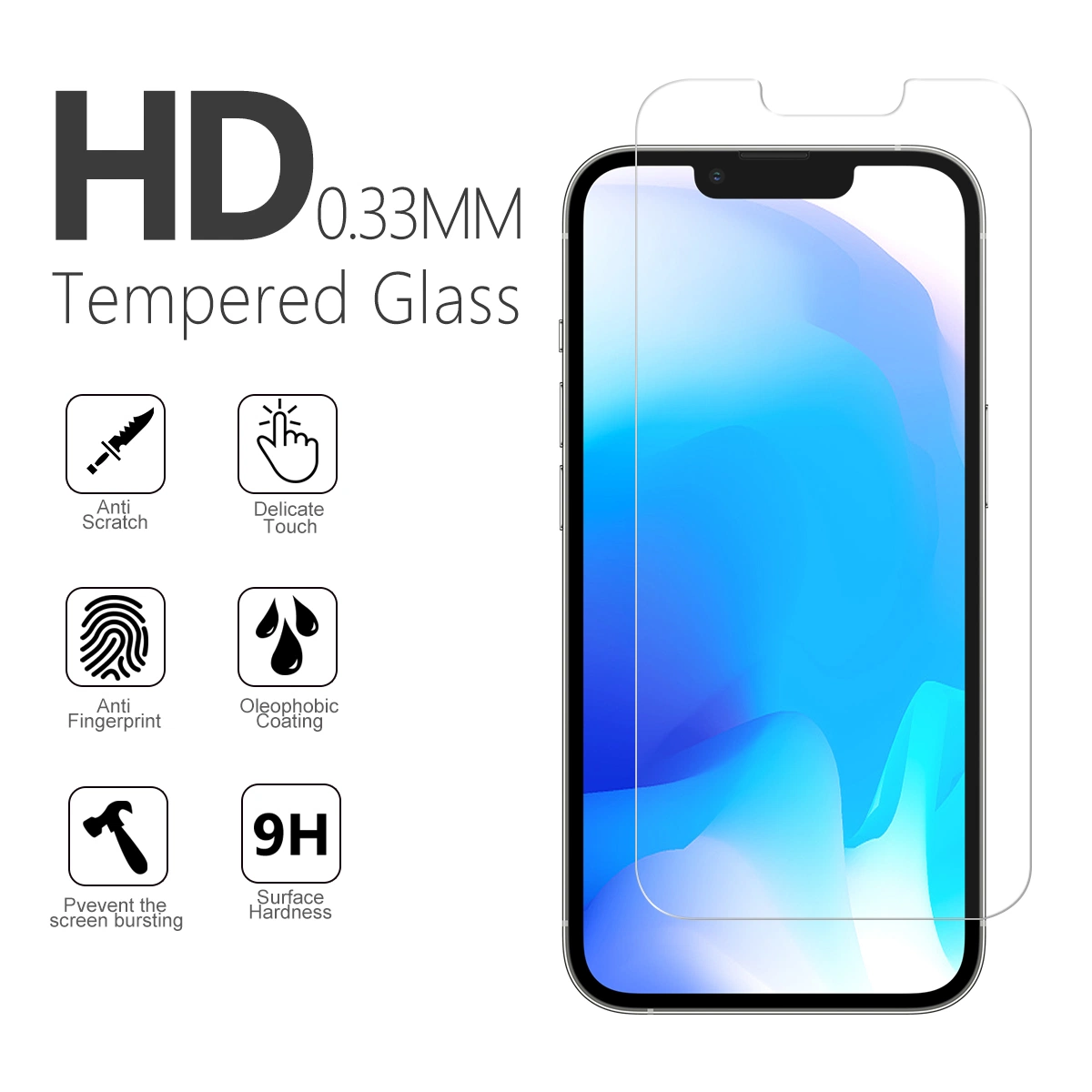 Factory Supplier Made in China 9h High Clear Phone X Xs Max Protective Screen Guard Film Super Nice Quality Mobile Cellphone Tempered Glass Screen Protector