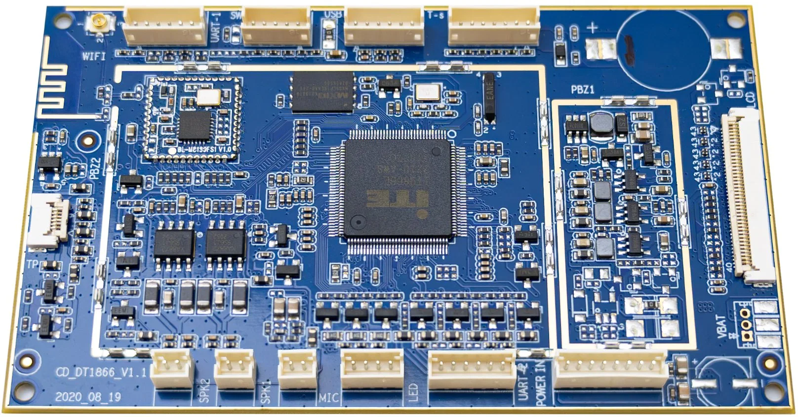 Carte mère PCBA OEM Electronics pour four prenant en charge Android Bluetooth WiFi Appareil photo