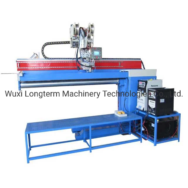 Cryogenic Liquid Nitrogen Cylinder Dewar/LNG Tank Linear Welding Machine, LNG Cylinder Outer Tank Longitudinal / Straight Seam Welder~