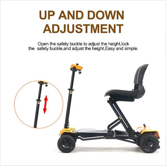 Wholesale/Supplier Price Auto Fold 4wheel Electric Scooter Handicap Travle Scooter for Senior