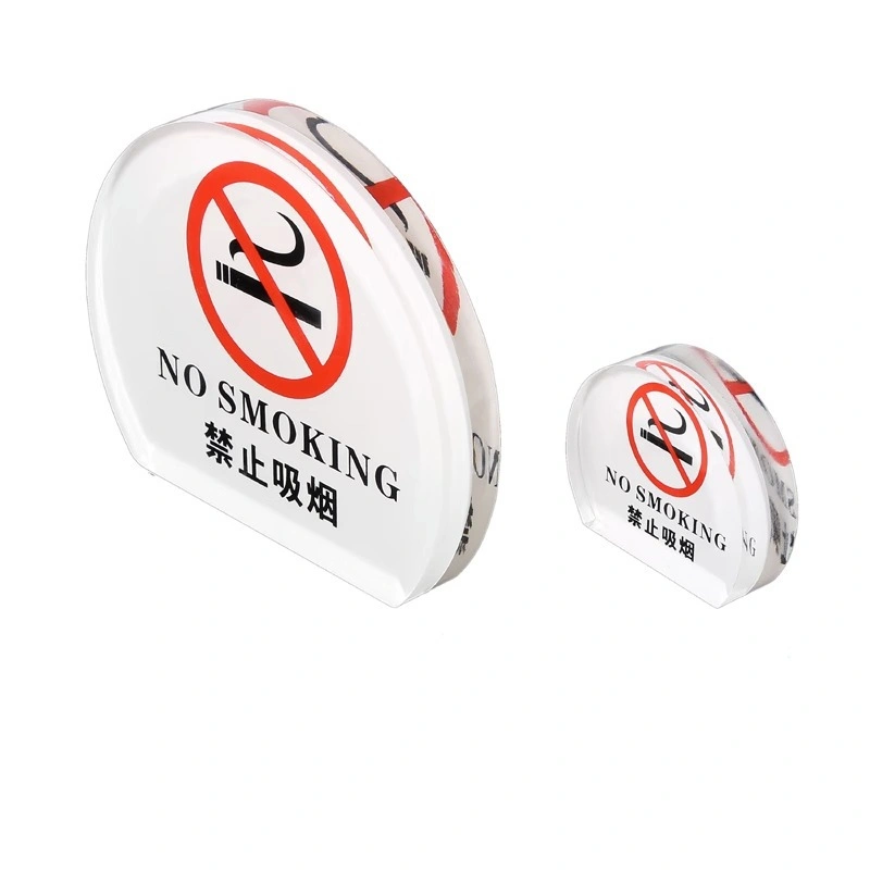 Acrylic Do Not Smoke in Bed Table No Smoking Notice Creative No Smoking Warning Sign Hotel Sign