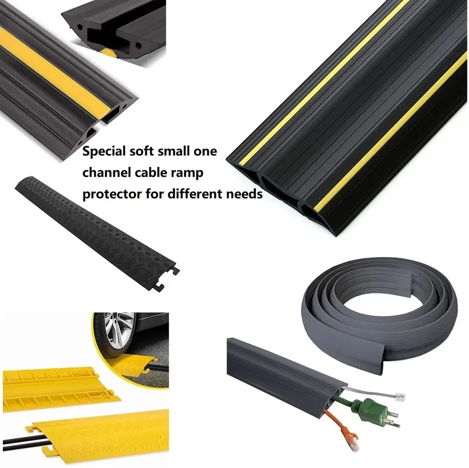 High quality/High cost performance  Ce Standard 5 Channel Floor Rubber Cable Protector