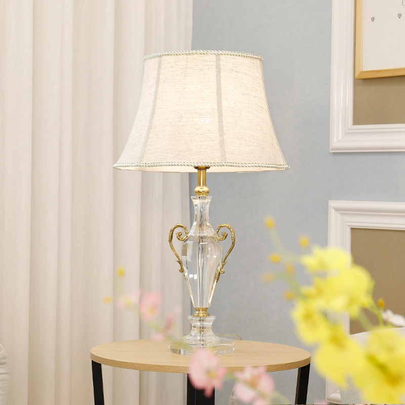 Modern Luxury Customized Hotel Bedroom Bedside LED Lamp Decorative Crystal Lighting Table Lamp Desk Lamp