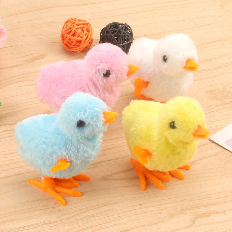 Wholesale Stress Relief Plush Chick Clockwork Toy Gifts for Kids