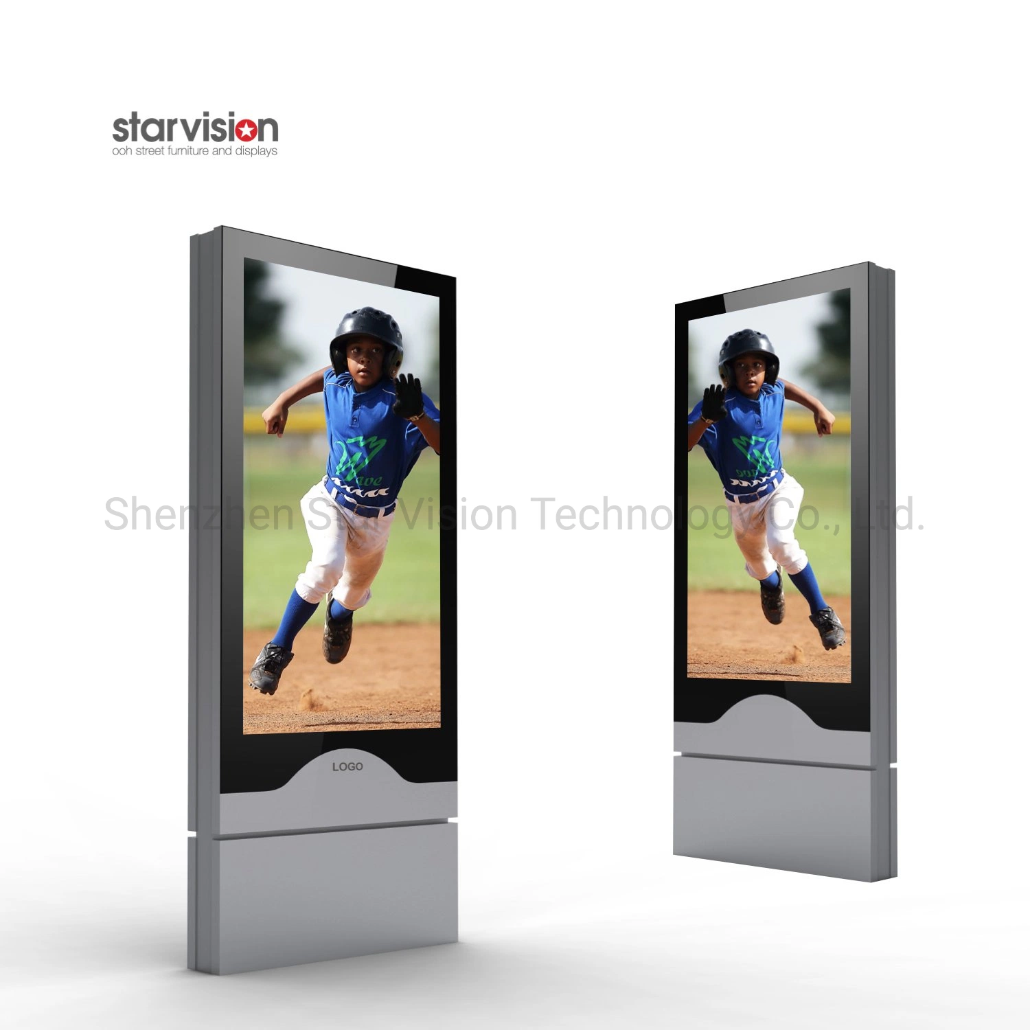 Floor Standing 55" Internal Android LCD Advertising Infrared Touch Screen for Malls