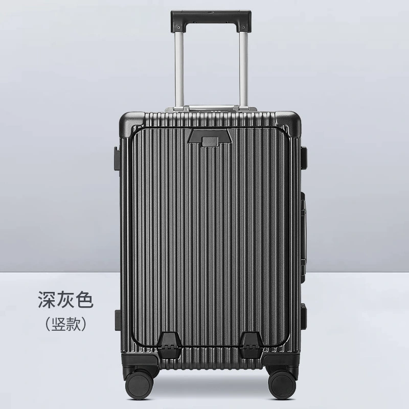 La calidad de la moda PC 18"20"24" pulgadas Carrito con ruedas de negocios de equipaje de viajes de placer armazón de aluminio Draw-Bar Subir Maleta Bolso funda caja (CY0051)