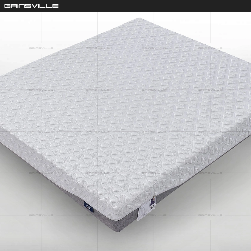 Customized Size Non-Spring Loaded High-Grade Ice Silk Fabric Surface Massage Latex Mattress