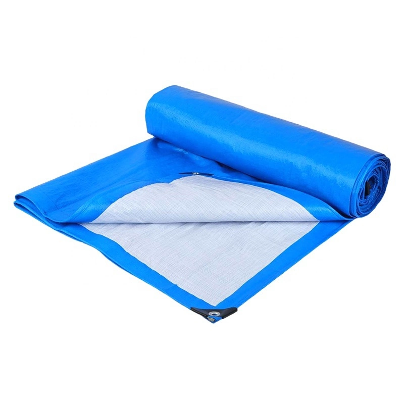 Fábrica con aprobación GRS SGS cualquier tamaño Doble Azul/Blanco/Negro/Rojo recubierto de plástico Impermeable Lubere Tent Awning Truck Poly lona PVC Rollo de lona de PE