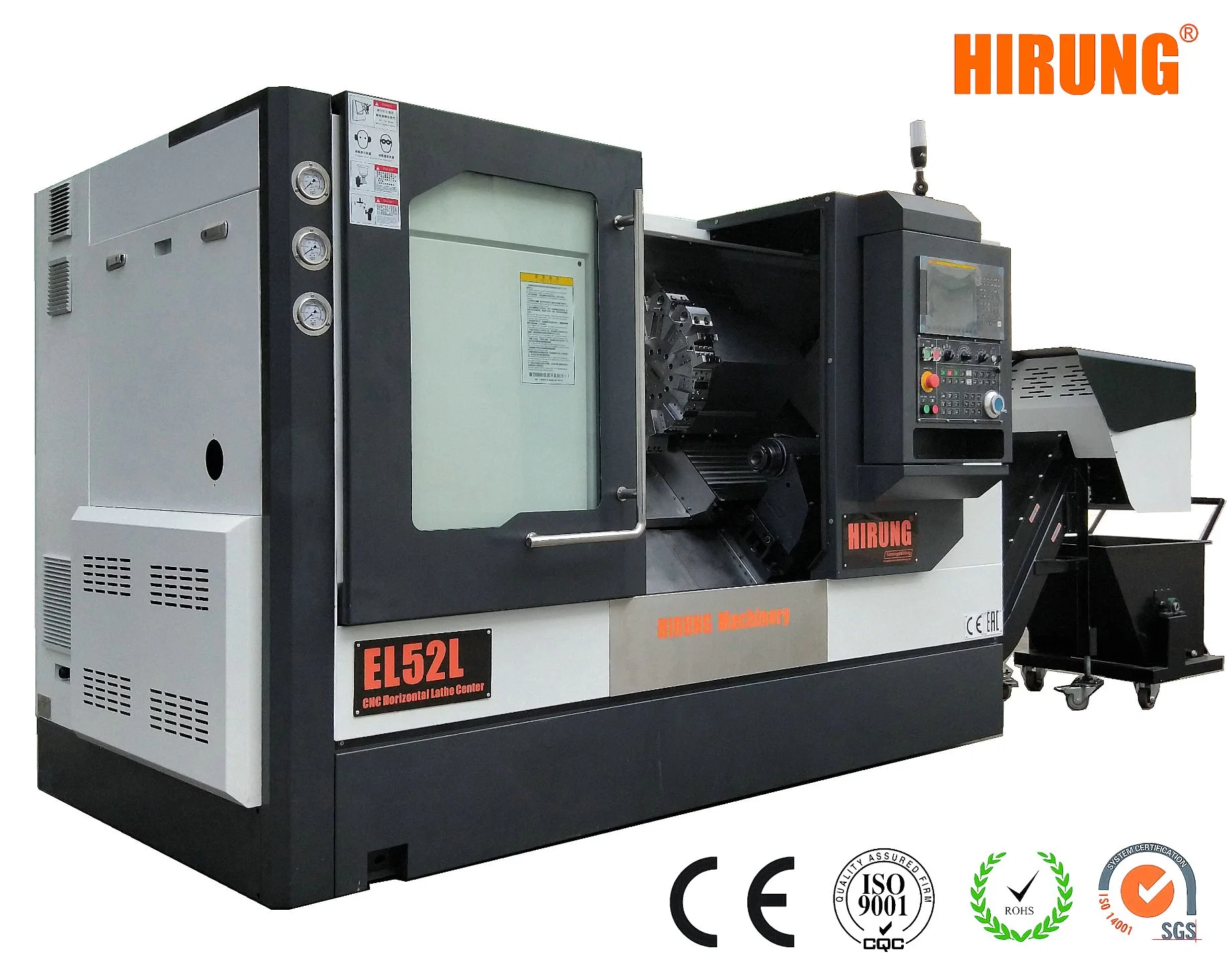 CNC Horizontal Lathe Machine, High Rigidity High Stability CNC Turning Machine (EL52L)