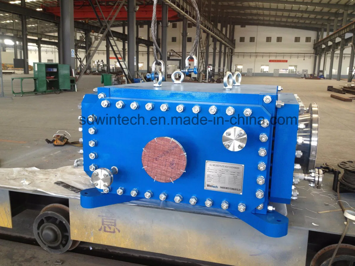 ASME Code Wide Gap Welded Plate Heat Exchanger for Clarified Juice and Syrup Heater in Cane or Beet Sugar Plant