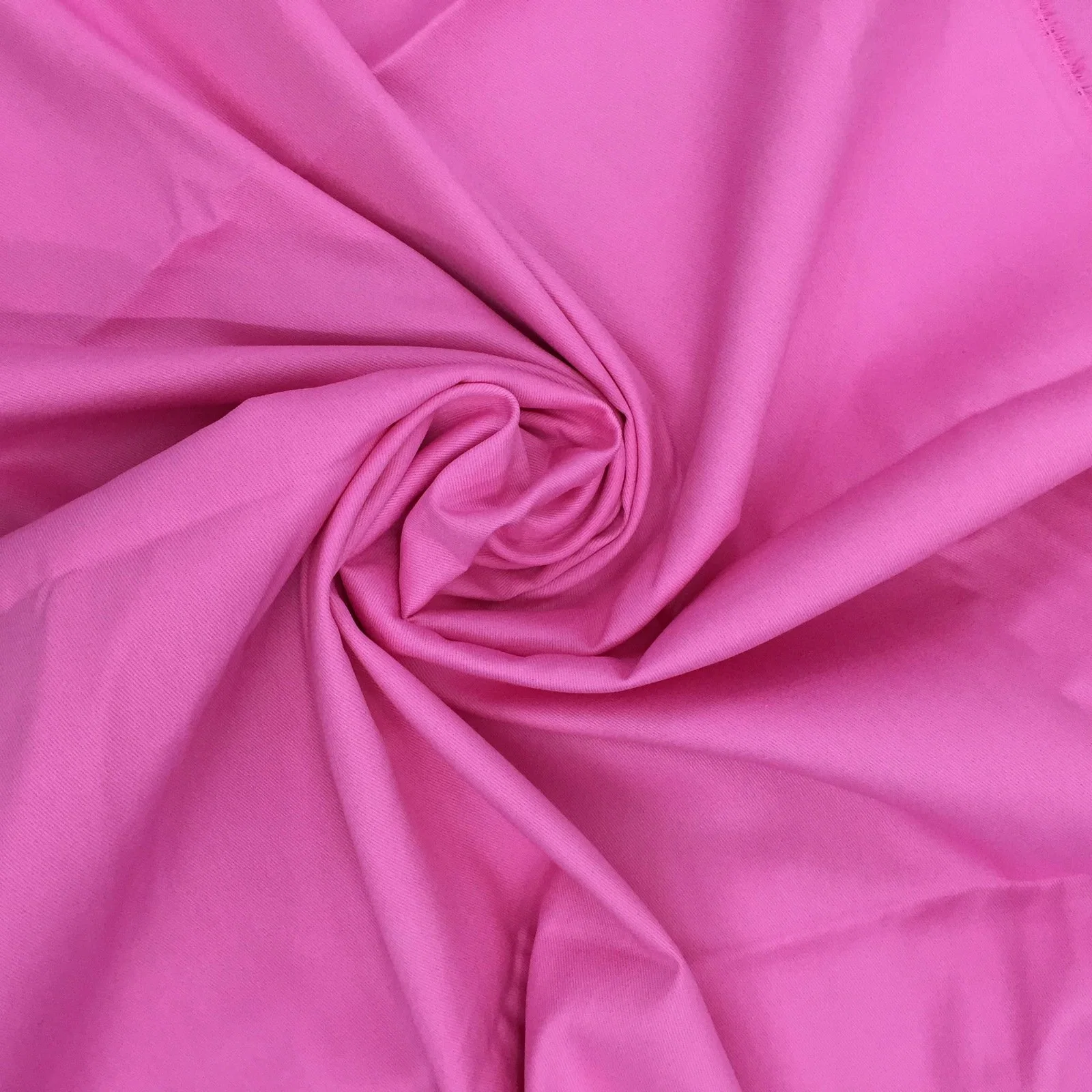 Fashion Stock Textile Cotton Woven Fine Twill Plain Dyed Fabric for Garment