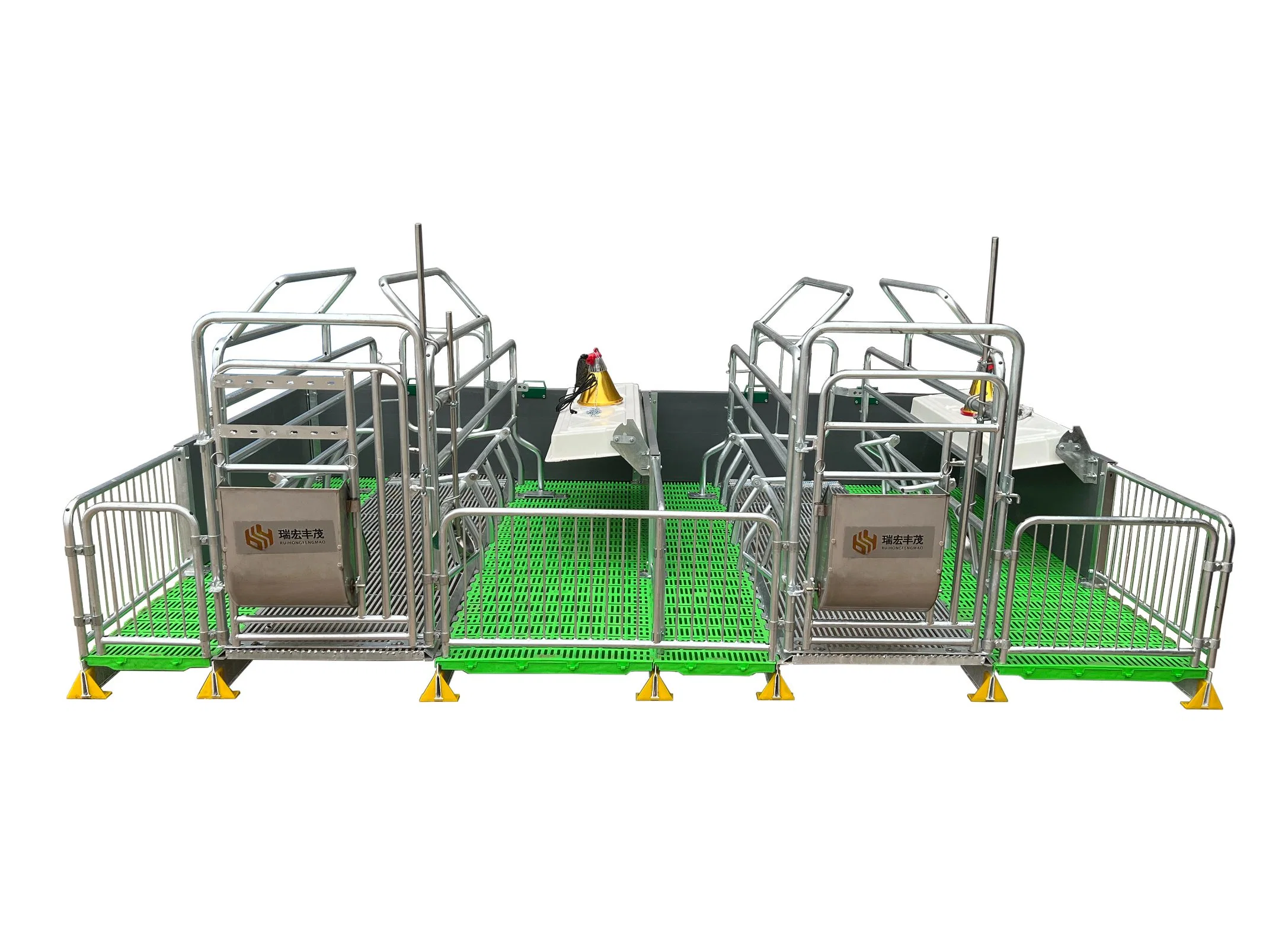 Animal Birth Bed Farm Raising Equipment pluma de hierro fundido Siembre a la venta Crate Cage con el Pig Tabla obstétrica