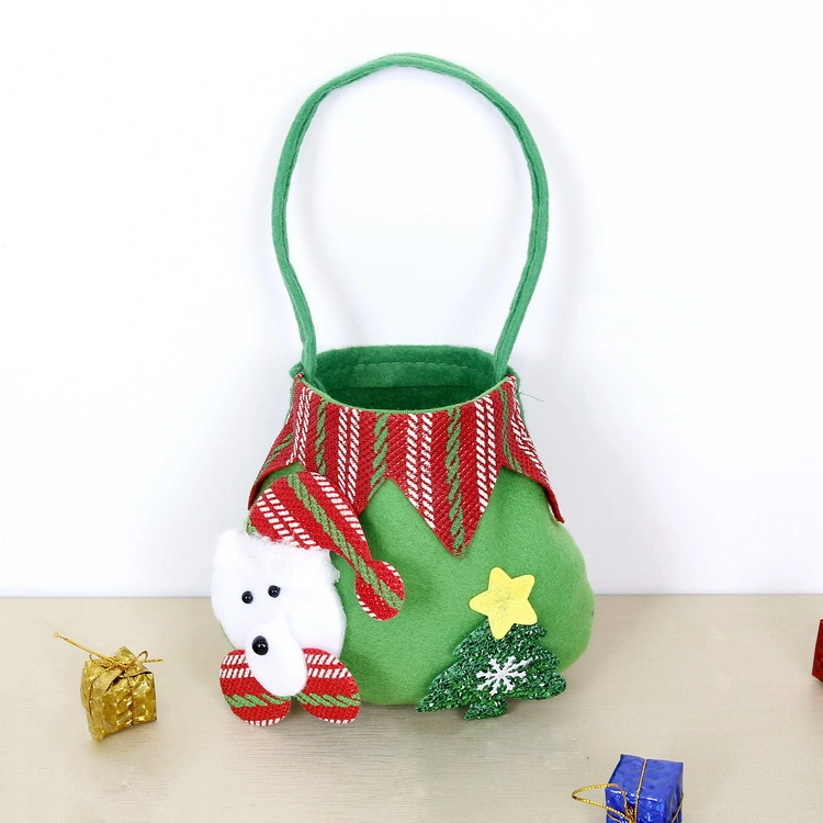 Festival Gifts Crafts Christmas Decorations Candy Bag Custom Children Carry Bag