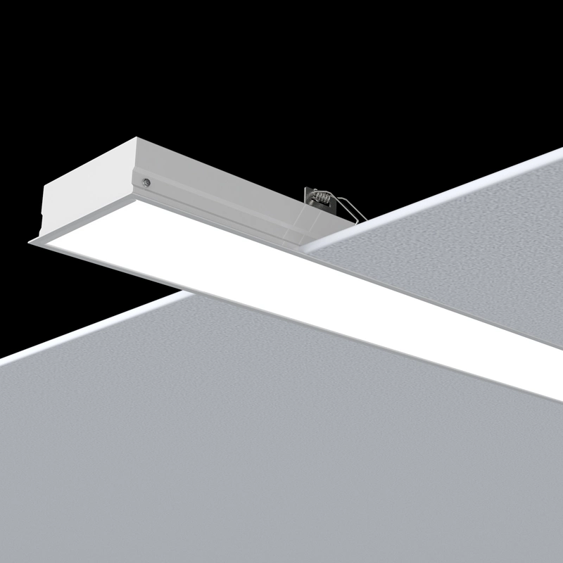 30W Embedded Batten Light Fixture Architectural Recess Linear LED Strip Aluminum Profile LED Light