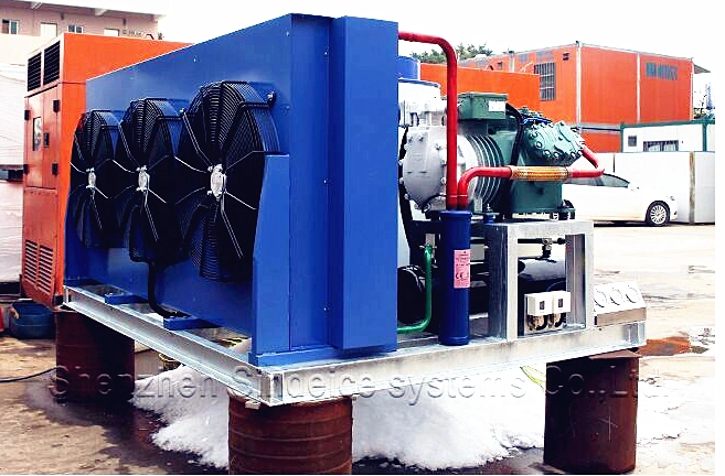 1500kg/24h Flake Ice Maker Machine for Food Fresh and Seafood Processing