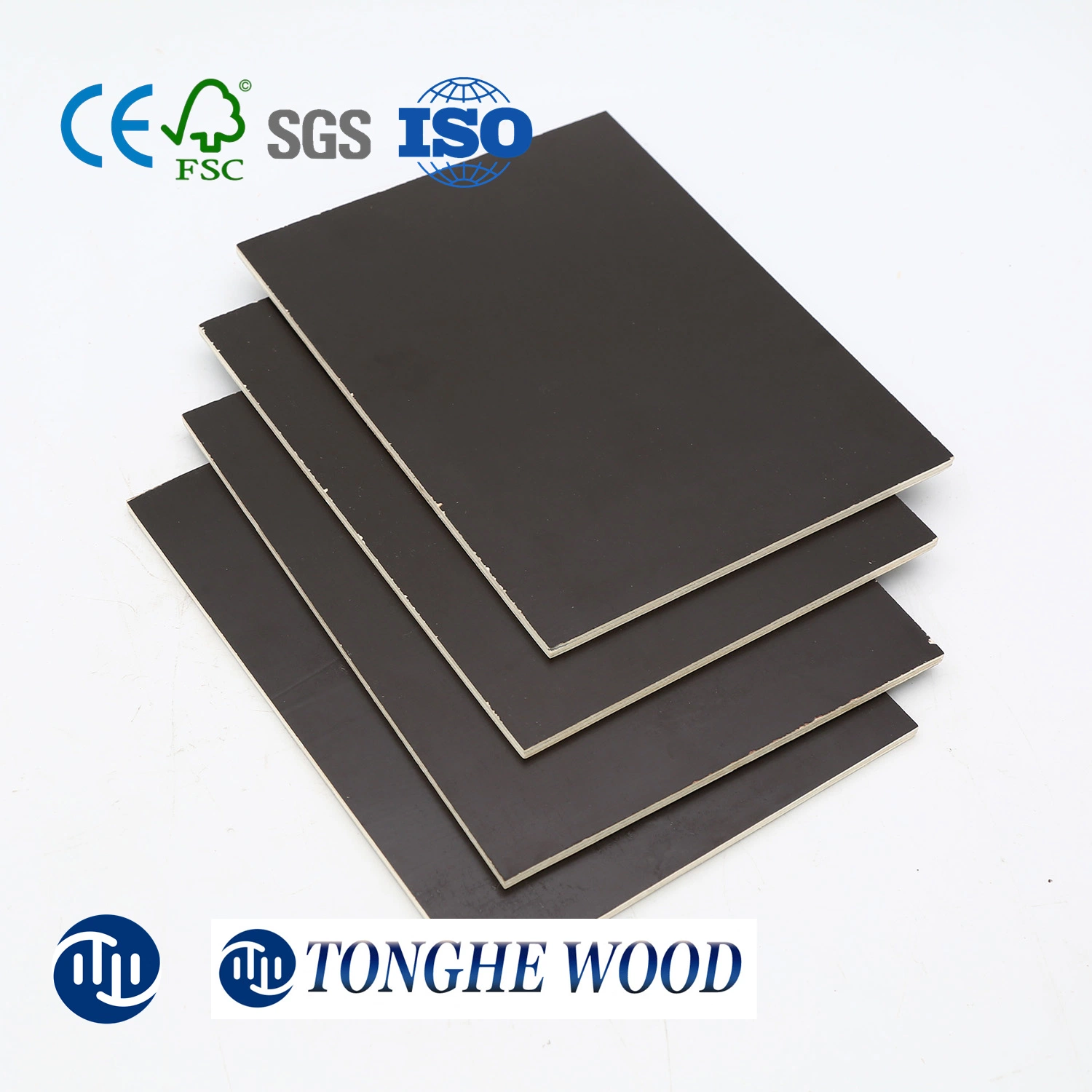 Commercial Film Faced Plywood Construction Template Phenolic Board of Various Wood Veneers