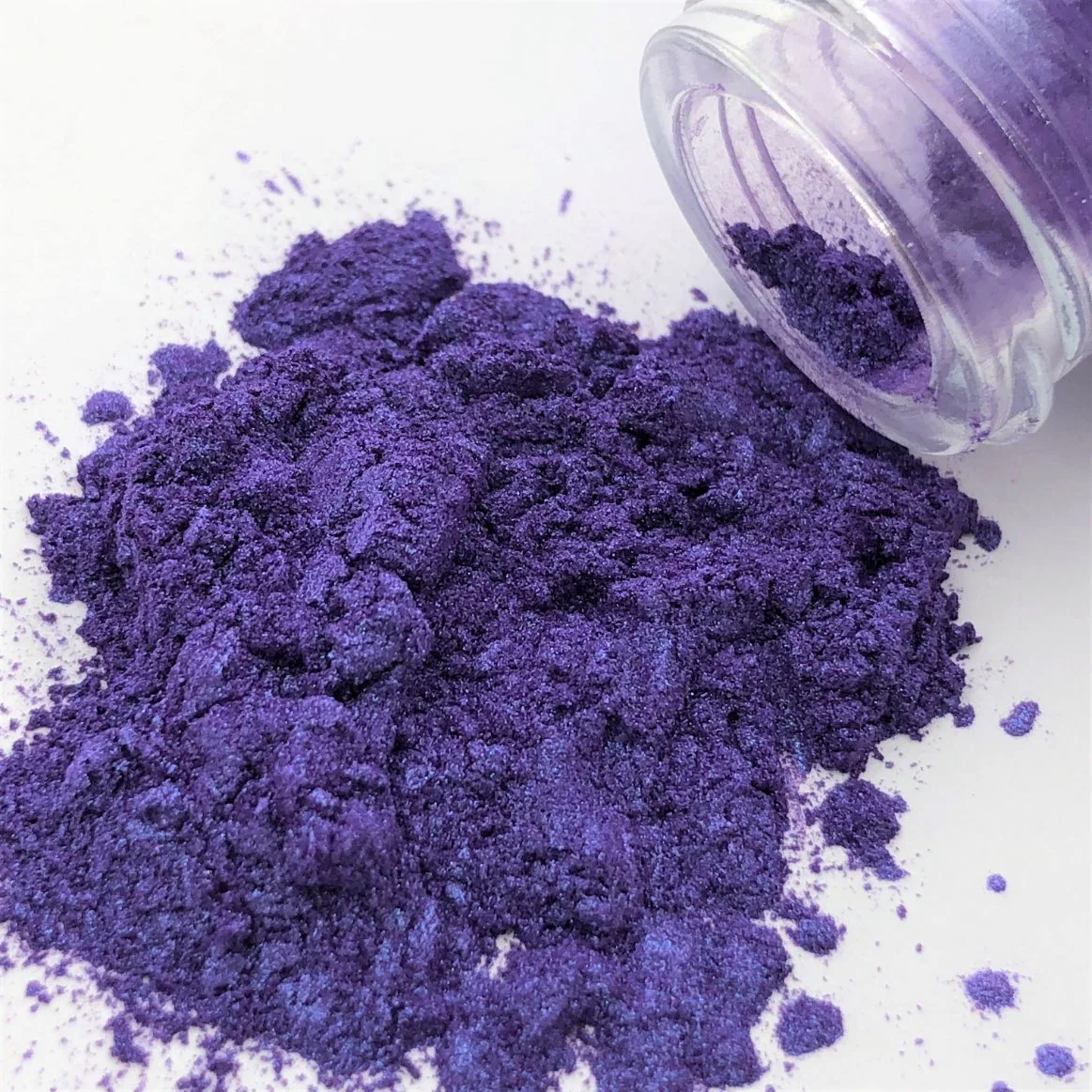 Revêtement de poudre de mica en plastique Blue-Violet P424 Perlescent Pigments pour la construction de revêtement d'encre