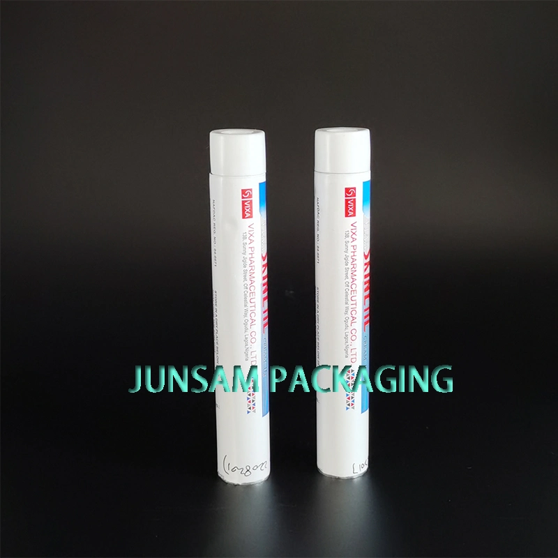 Tube en aluminium avec Lacquer interne phénolique anti forte ammoniac cheveux Crème colorante