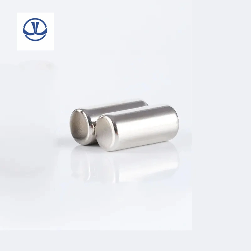 N52 Cylinder Magnetic Axial Diametrically Magnetized Round Cylinder Neodymium Magnet Materials