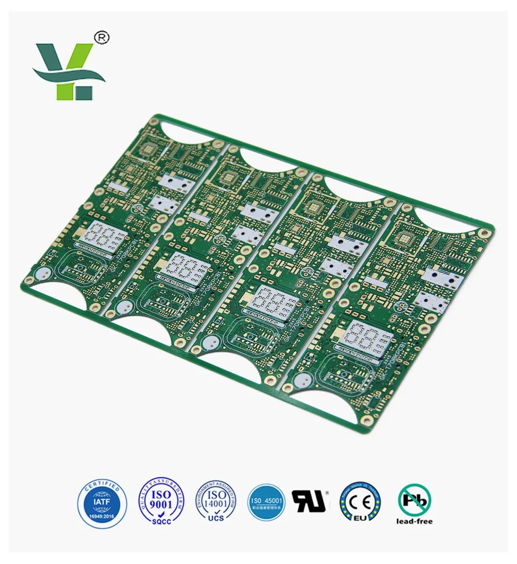 Fabricant de PCB L'or d'immersion de la carte de circuit imprimé de la carte mère de la machine sans fil