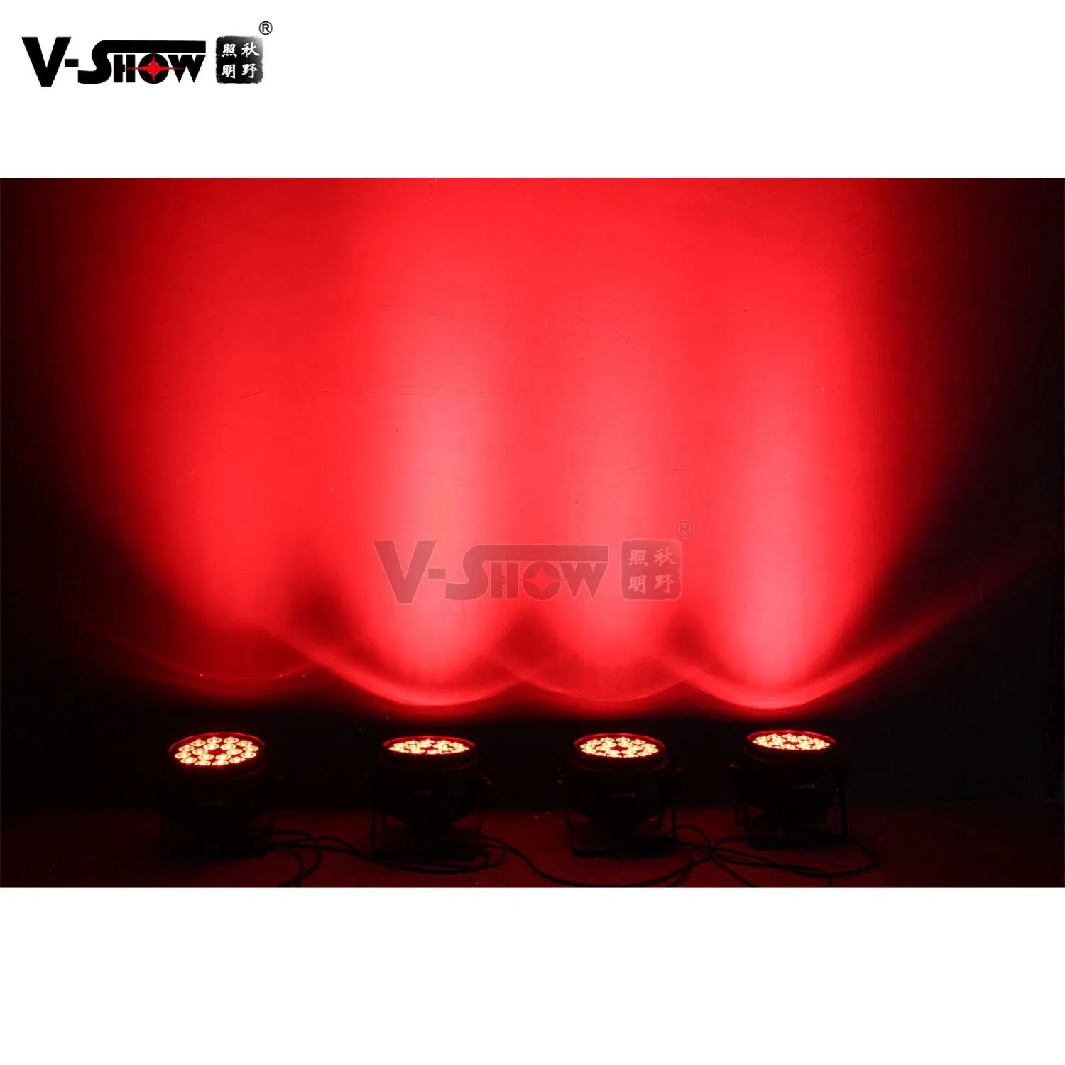 V-Show P1806s LED تكافؤ عالي الجودة الضوء للمرحلة الداخلية الديناميكية إضاءة نادى DJ