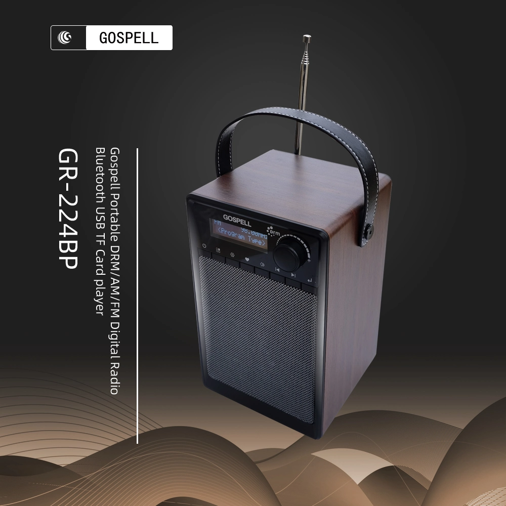 Gospell Gr-224bp bewegliche Digital Am/FM/DRM Langwelle u. Kurzwelle-Radioempfang