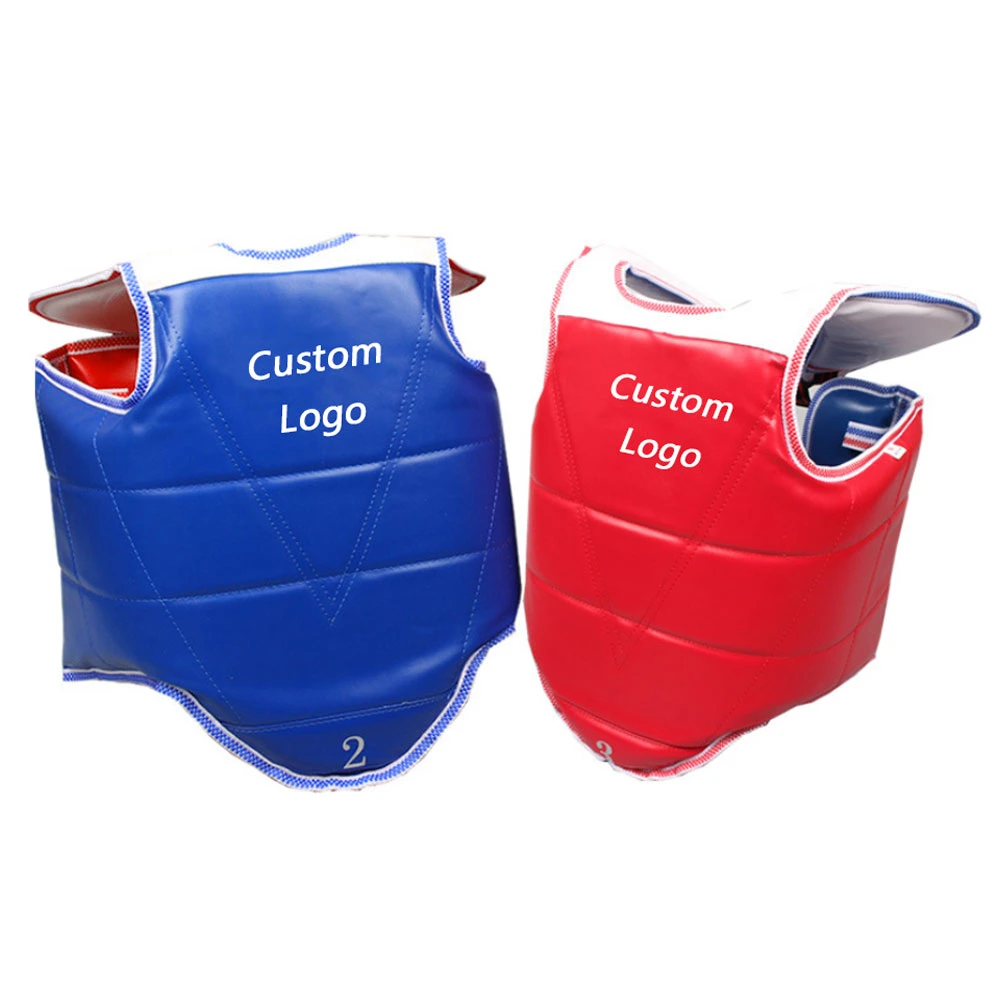 Factory Wholesale Custom Martial Arts Taekwondo Body Chest Protector Guard for Wtf Taekwondo Training Kids Adults