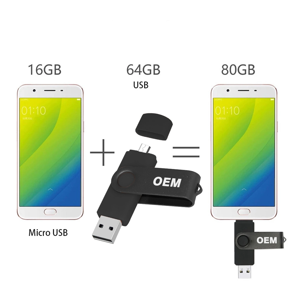 Cheap Price USB Flash Key 2.0 Custom Logo 4GB All Colors OTG USB Flash Drive Pendrive
